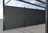 Gutta Seitenwand Carport anthrazit, WPC Dielen grau, 582 x 186 cm